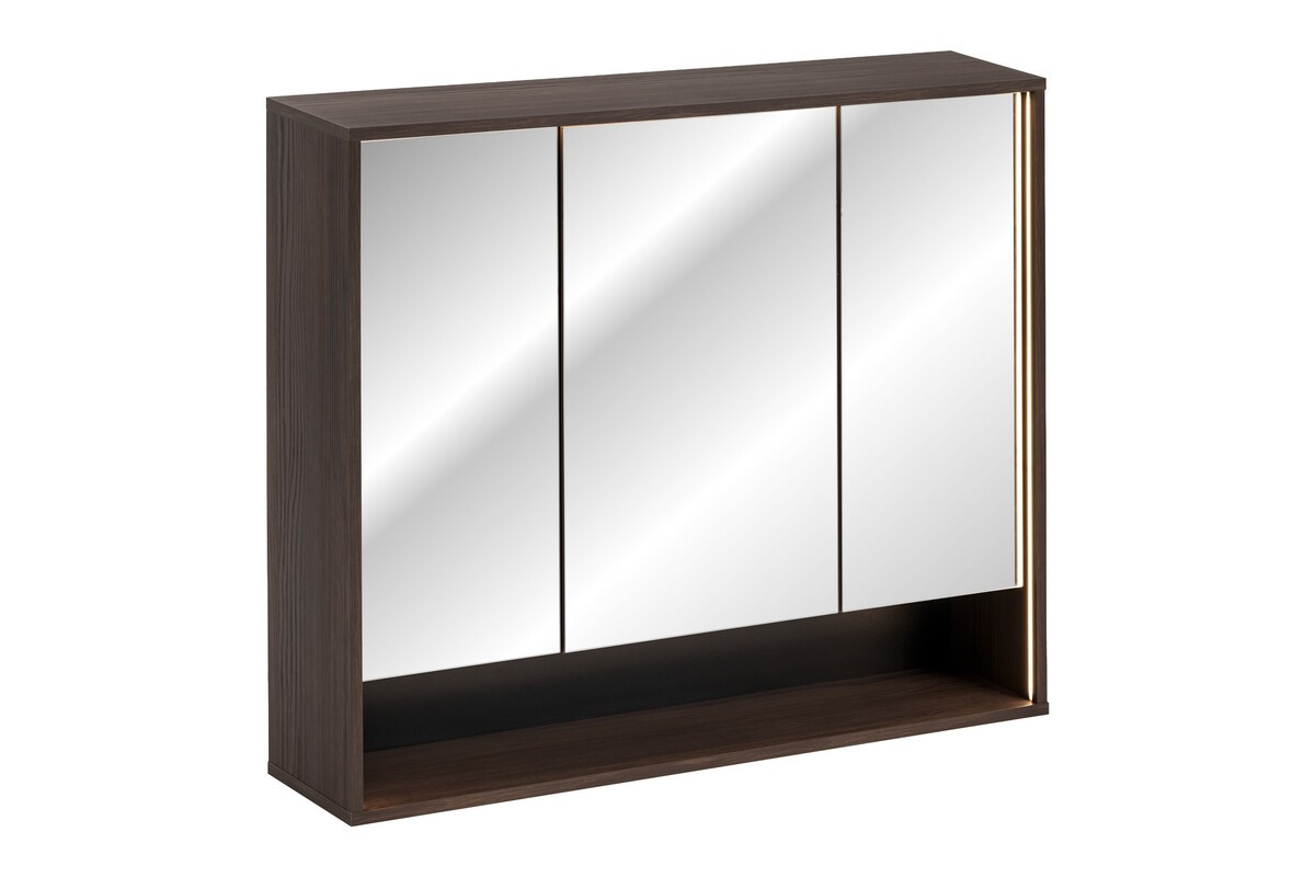 Comad Závěsná LED zrcadlová skříňka Dorothy 84-100-3D dub ristretto