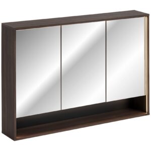 Comad Závěsná LED zrcadlová skříňka Dorothy 84-120-3D dub ristretto
