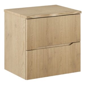 Comad Závěsná skříňka pod umyvadlo Nordic Nature s deskou 60 cm dub cremona