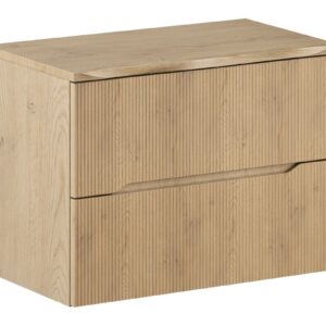 Comad Závěsná skříňka pod umyvadlo Nordic Nature s deskou 80 cm dub cremona