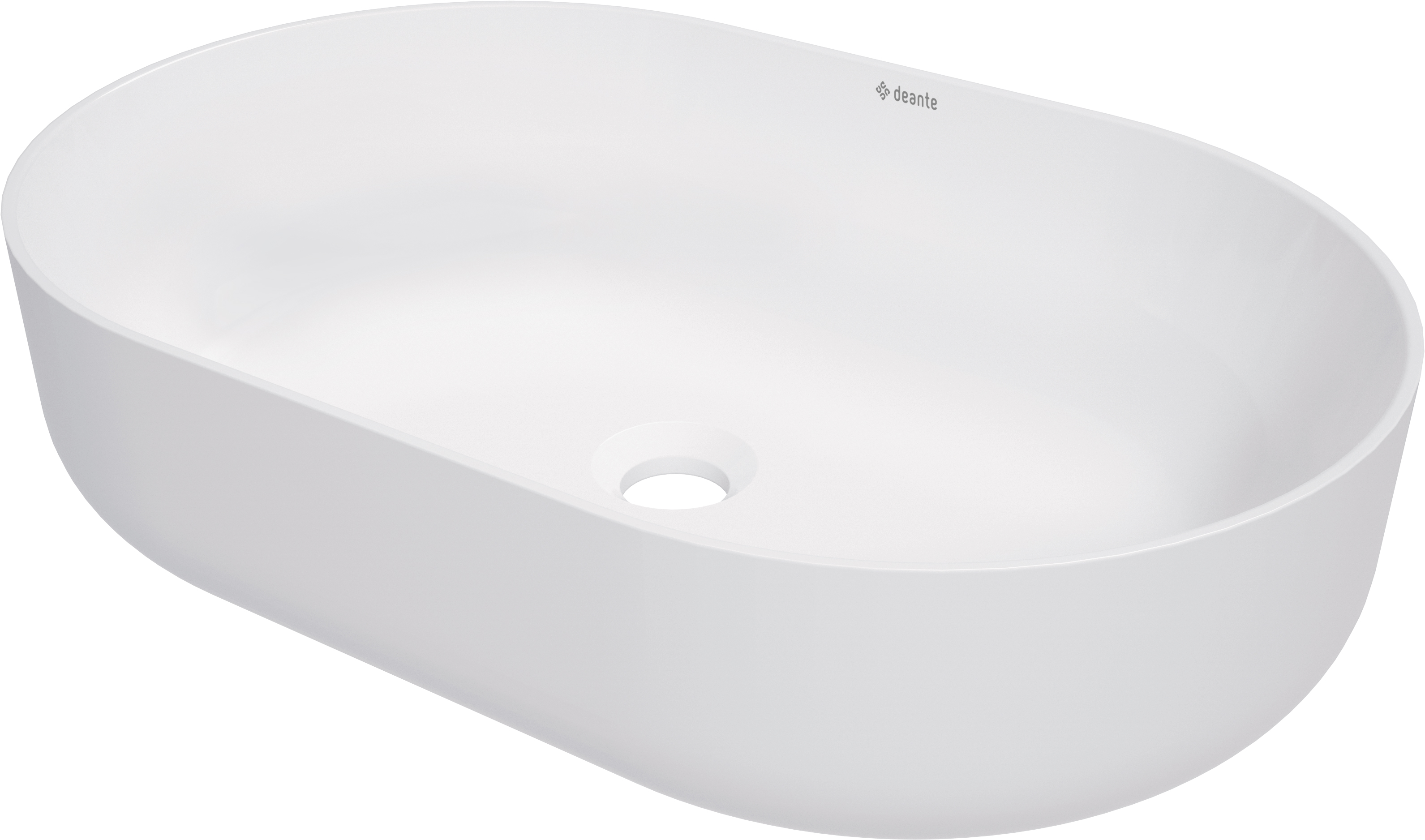 Deante Umyvadlo na desku Round 58x38 cm - CGR AU6S