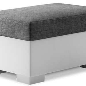 Eltap Taburet R4 85 cm Sawana 05/eko kůže Soft 17 šedo-bílý