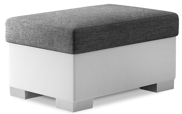 Eltap Taburet R4 85 cm Sawana 05/eko kůže Soft 17 šedo-bílý