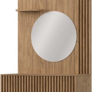 Eltap Závěsný toaletní stolek se zrcadlem Entsian 85 cm dub Artisan
