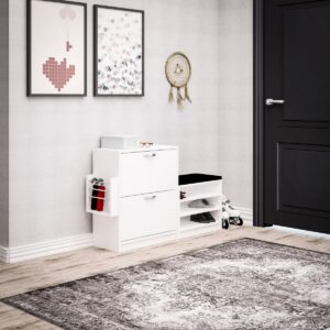 Hanah Home Botník Trend 130x80 cm bílý