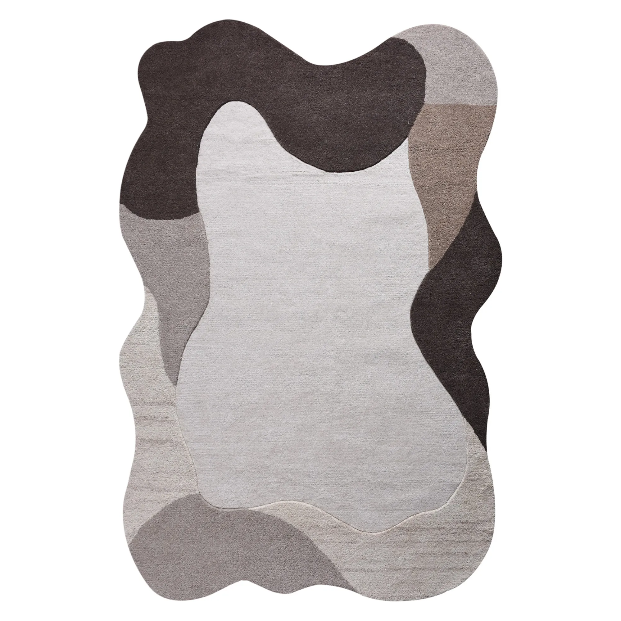 Hector Vlněný koberec Seji 120x180 cm krémový/hnědý