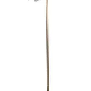 Mauro Ferretti Stojací lampa Palm 160 cm šedá/zlatá