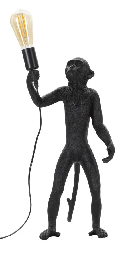 Mauro Ferretti Stolní lampa Monkey 55 cm černá
