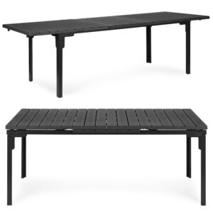 MultiGarden Zahradní rozkládací stůl OSO 180/240 cm šedý