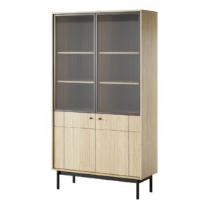 Piaski Vitrína Japandi 104 cm dub linea