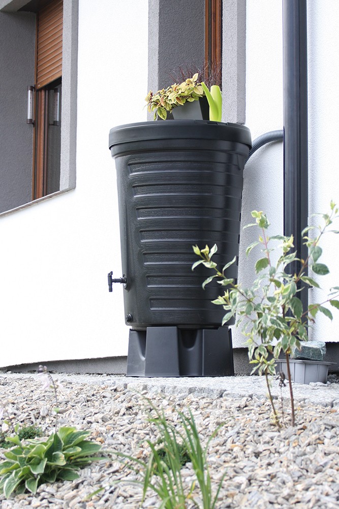 Prosperplast Sud na dešťovou vodu RAINMAN černý 210l - Obrázek 2