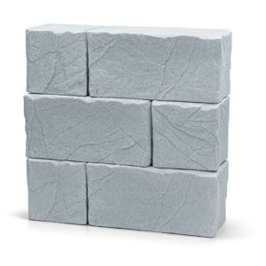 Prosperplast Sud na dešťovou vodu Stones Block 400 l světle šedý