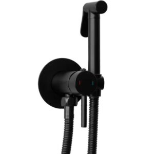 REA Bidetová baterie LOOP Black