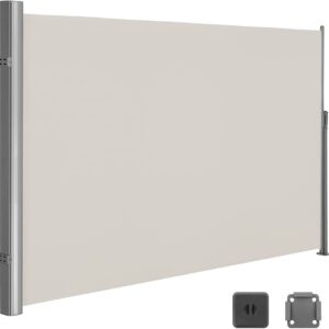 SONGMICS Boční markýza Orrine 200x400 cm béžová