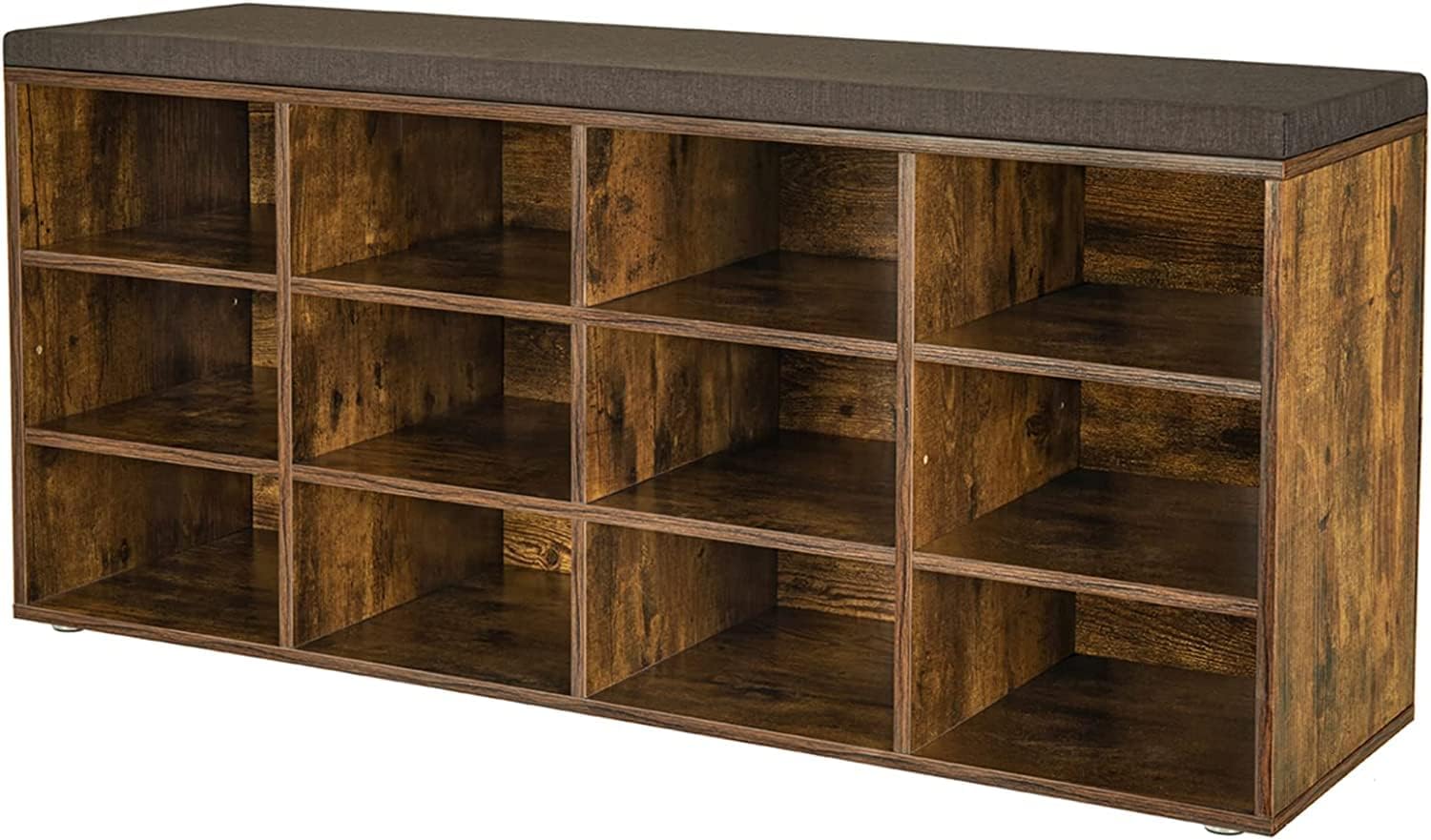 SONGMICS Botník Vasagle Endersen 104 cm hnědý/černý