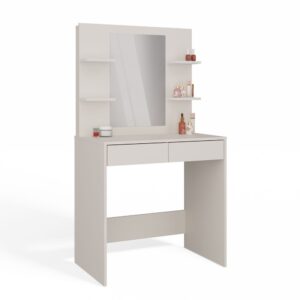 TP Living Toaletní stolek Marina 81 cm se zrcadlem kašmírový
