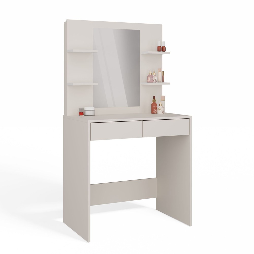 TP Living Toaletní stolek Marina 81 cm se zrcadlem kašmírový