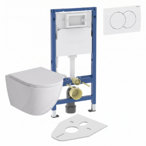 WC SET Geberit DuoFix s WC mísou Caneo