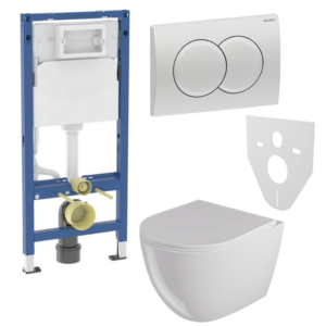 WC SET Geberit DuoFix s WC mísou Caneo