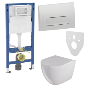 WC SET Geberit DuoFix s WC mísou Caneo