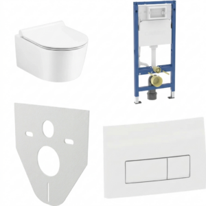 WC SET Geberit DuoFix s WC mísou Corona