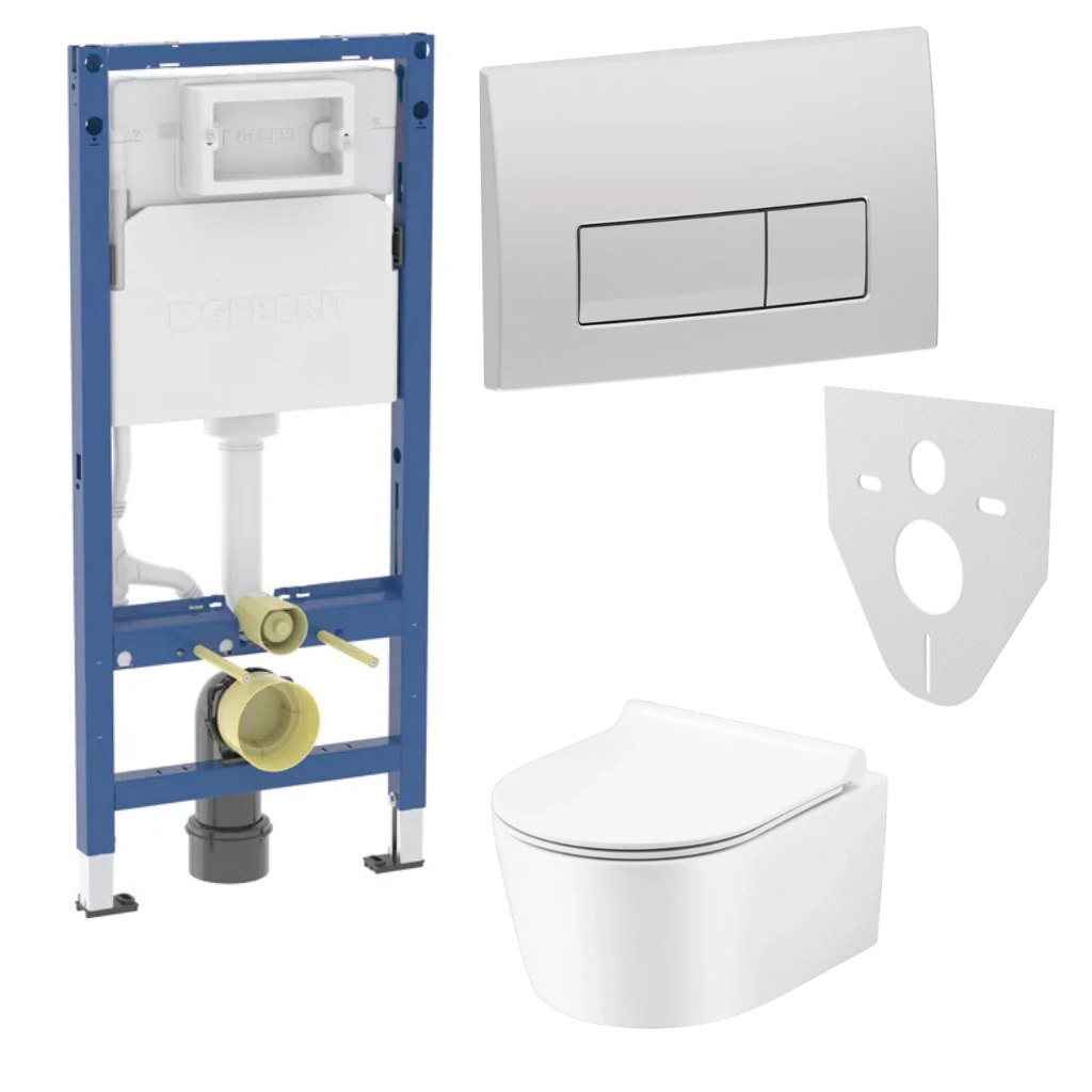 WC SET Geberit DuoFix s WC mísou Corona