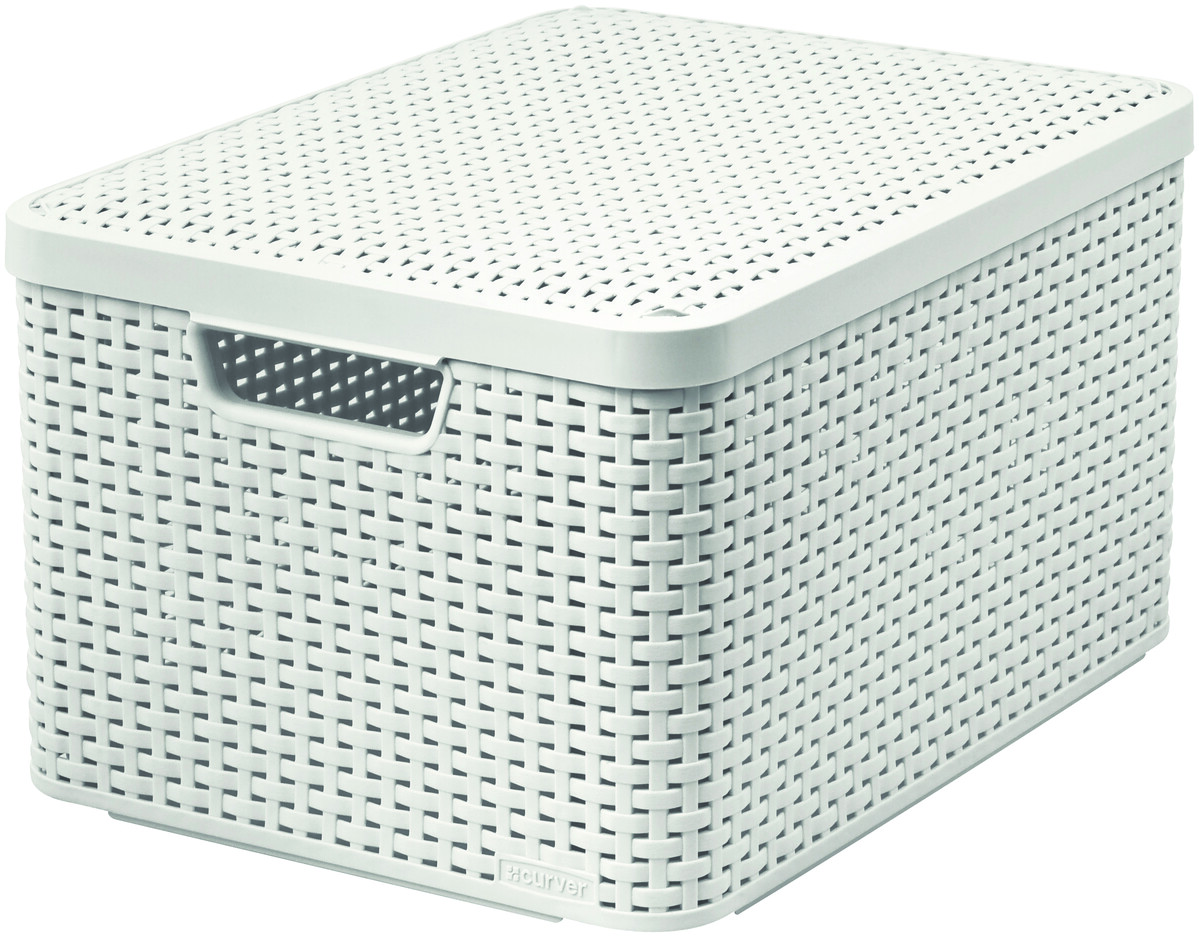 CURVER - Box úložný s víkem STYLE L krémový